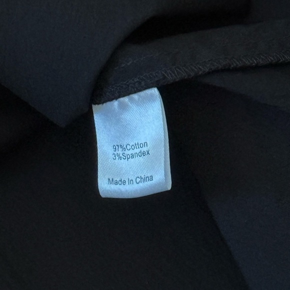 Tuckernuck Black Sleeveless Charlie Shirt Dress Button Front Stretch Size Large - Picture 11 of 15